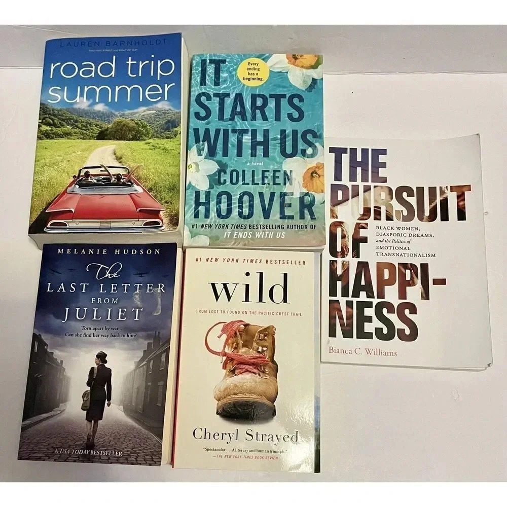 Lot of 5 Suspense Fiction Mystery Books Description Shows Titles PaperBack